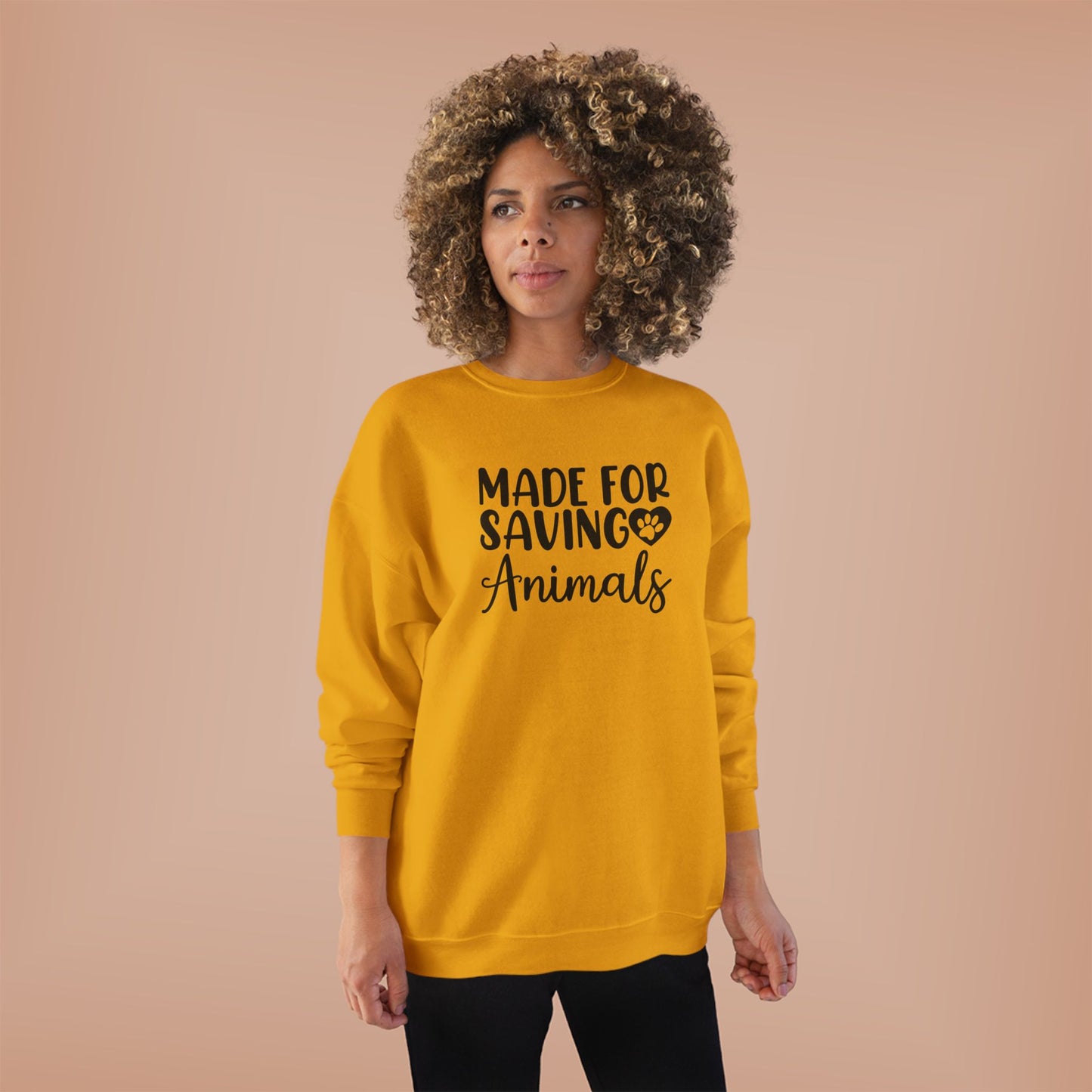 Made for Saving Animals | Unisex EcoSmartĀ® Crewneck Sweatshirt
