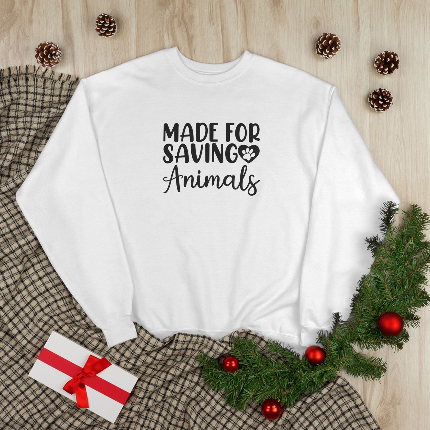 Made for Saving Animals | Unisex EcoSmartĀ® Crewneck Sweatshirt