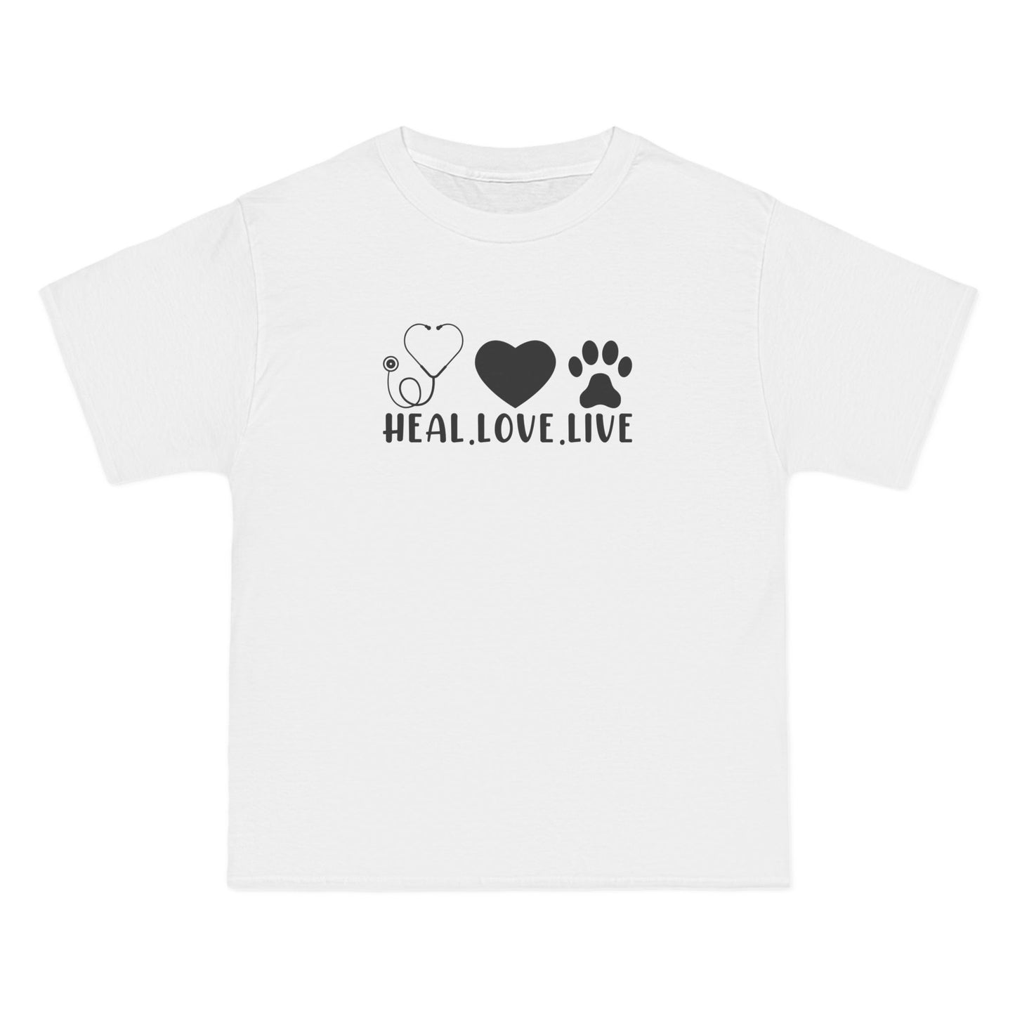 Heal. Love. Live.  | Beefy-T®  Short-Sleeve T-Shirt