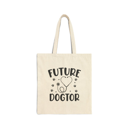 Future Dogtor | Cotton Canvas Tote Bag