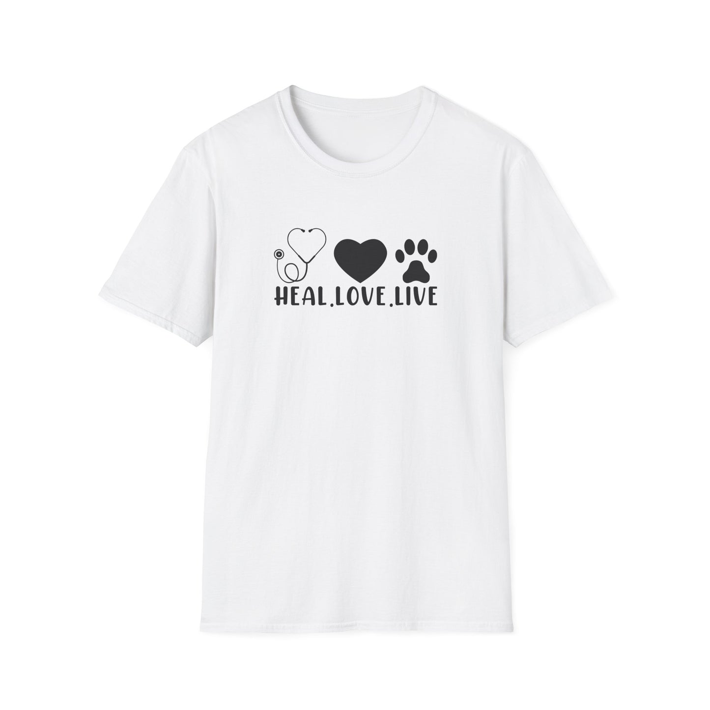 Heal. Love. Live. | Unisex Softstyle T-Shirt
