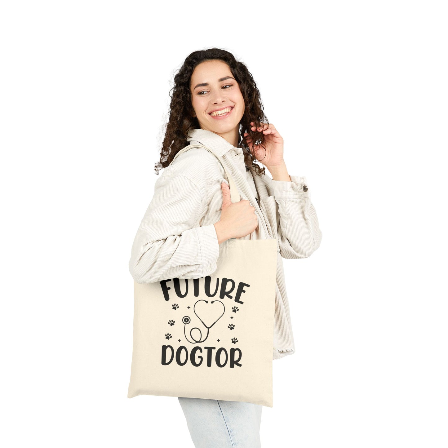 Future Dogtor | Cotton Canvas Tote Bag