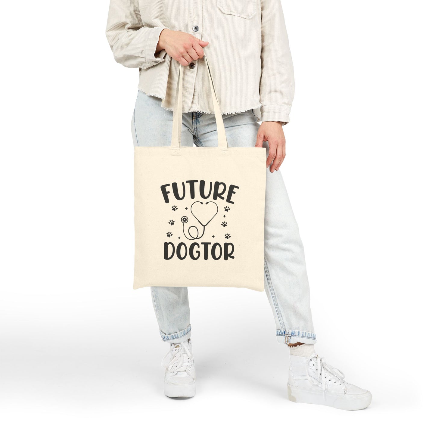 Future Dogtor | Cotton Canvas Tote Bag
