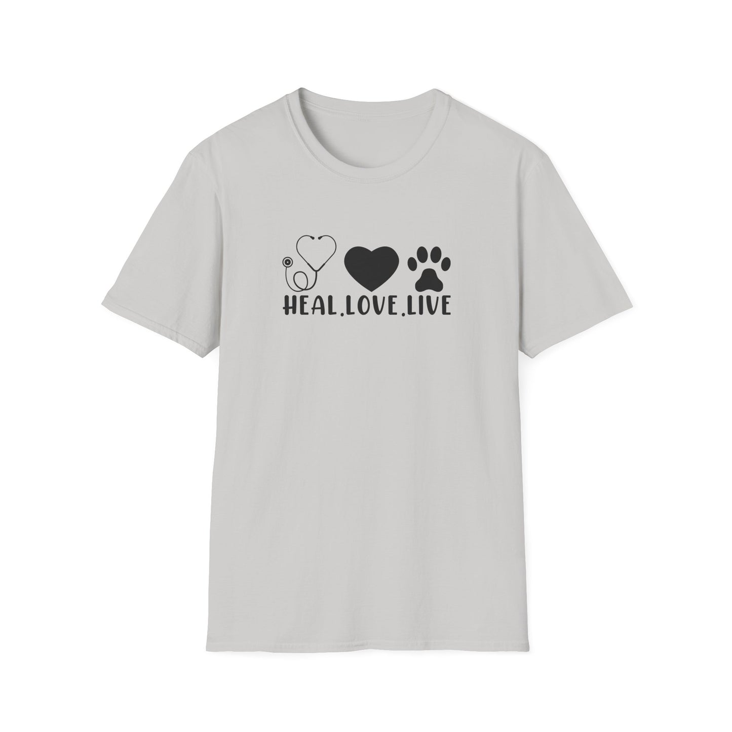 Heal. Love. Live. | Unisex Softstyle T-Shirt