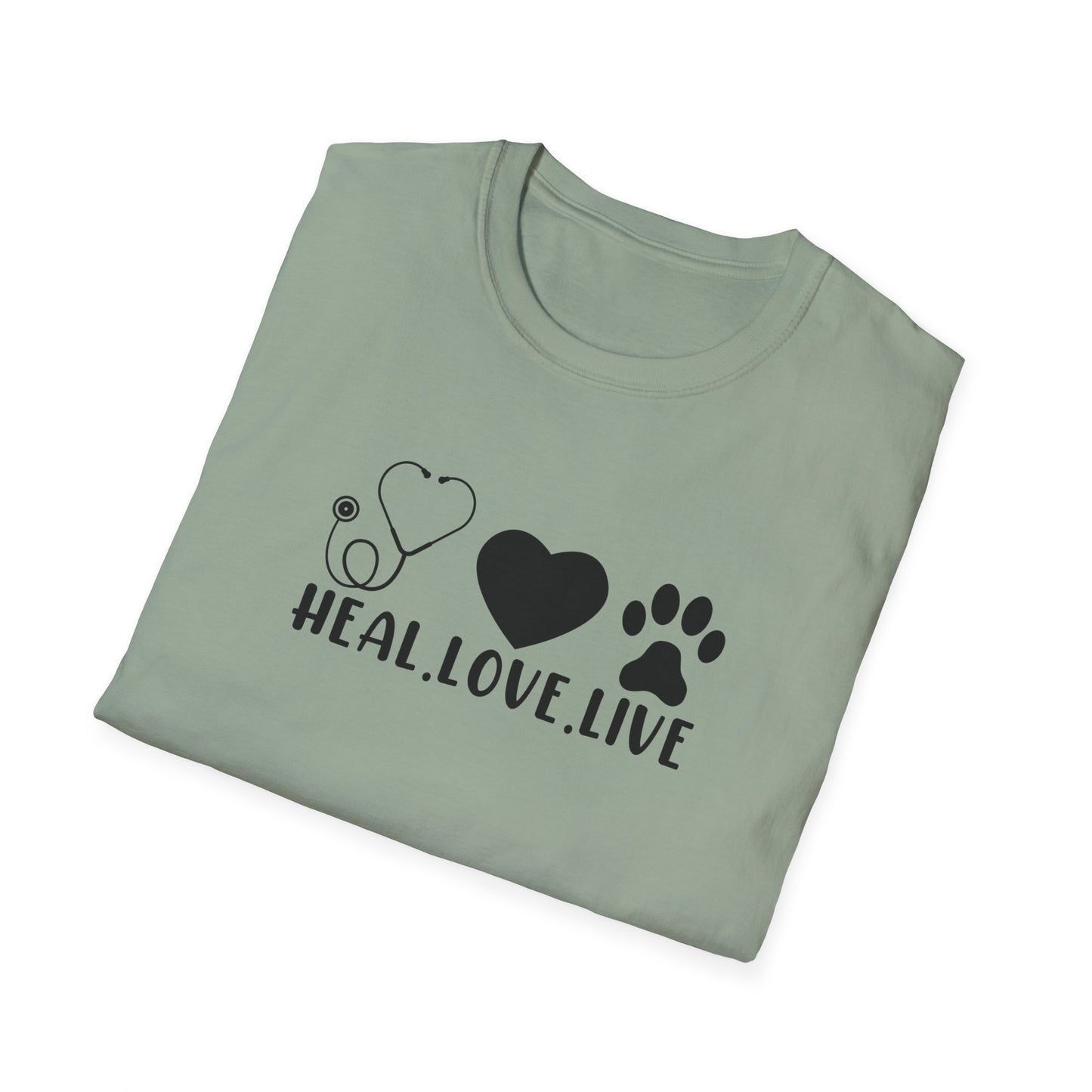 Heal. Love. Live. | Unisex Softstyle T-Shirt