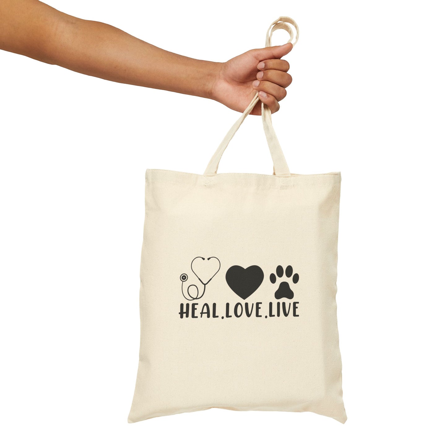 This Girl Was Made to Save Animals | Cotton Canvas Tote Bag