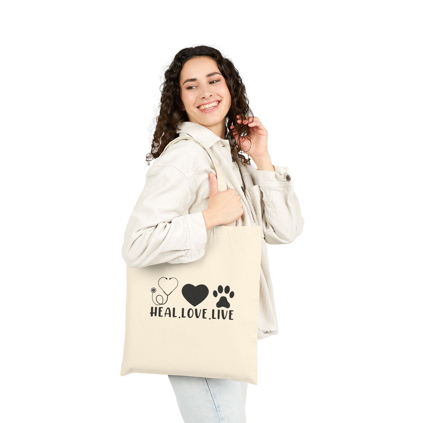 Vet Girl Like a Regular Girl But Way Cooler | Cotton Canvas Tote Bag