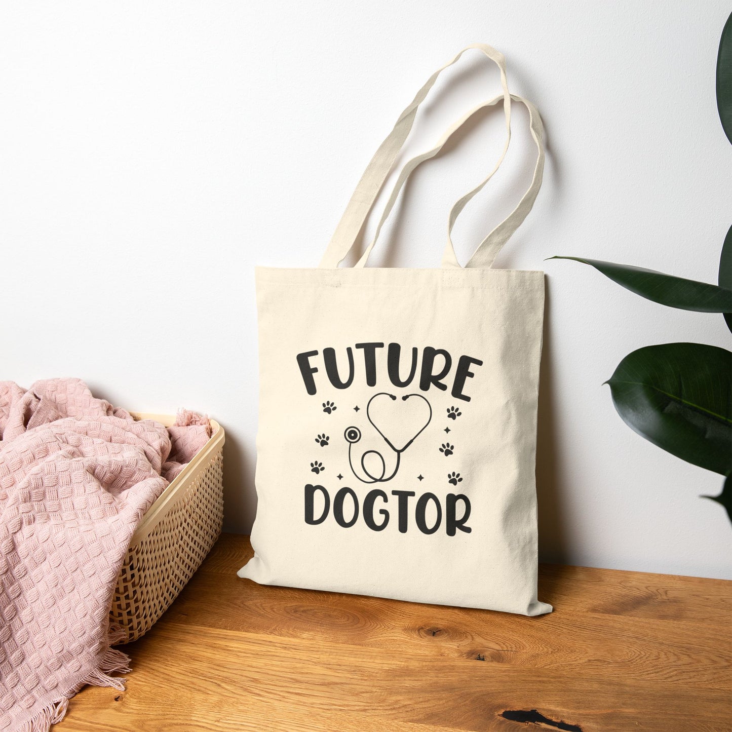 Future Dogtor | Cotton Canvas Tote Bag