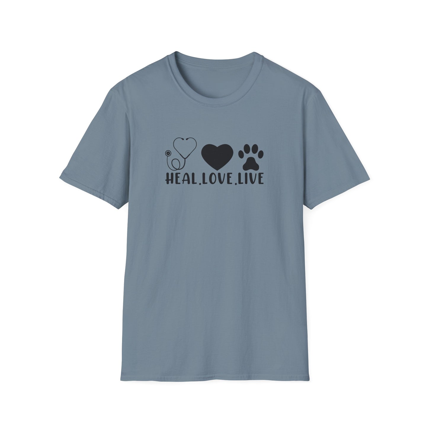 Heal. Love. Live. | Unisex Softstyle T-Shirt
