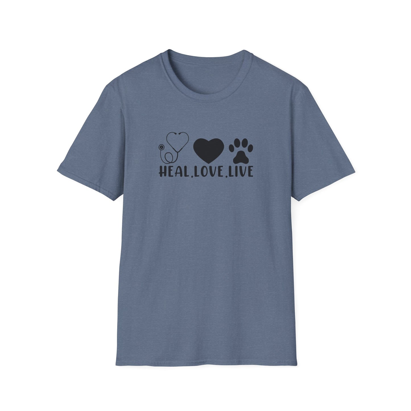 Heal. Love. Live. | Unisex Softstyle T-Shirt